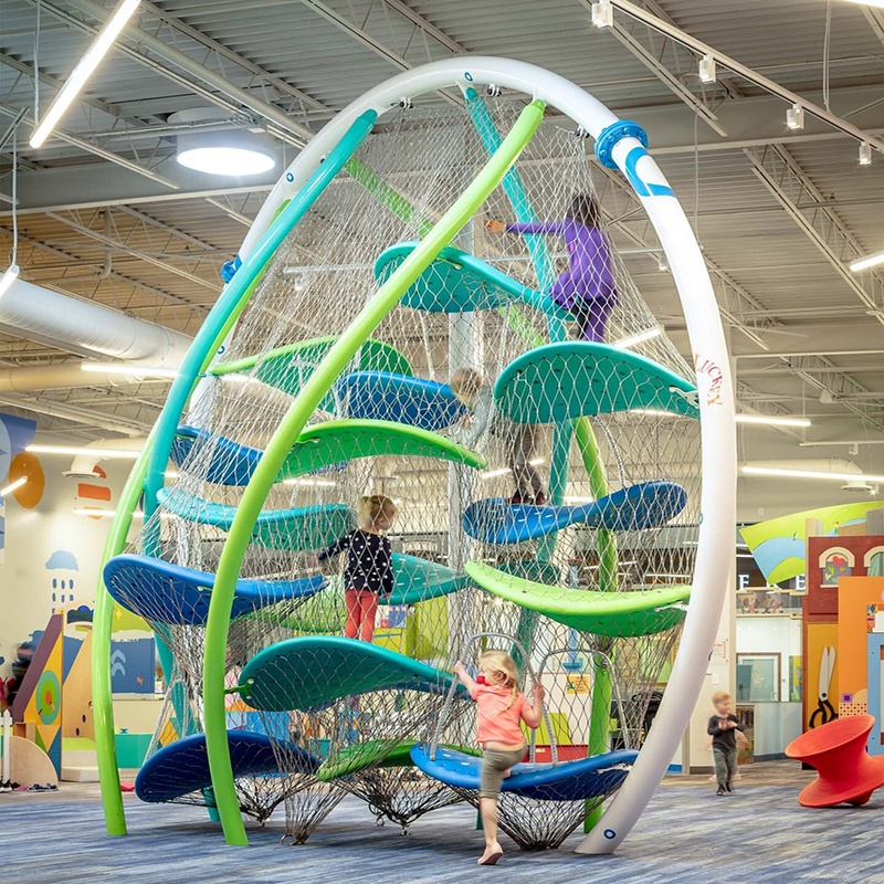 Outdoor Adventure Center - Custom steel reticulated adventure playground equipment