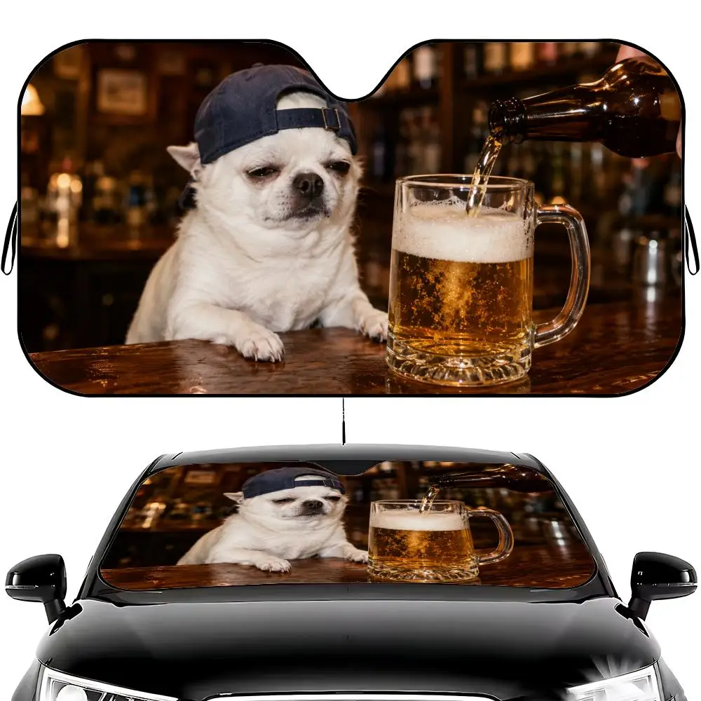 Outdoor Adventure Wear - animal Hood-wearing Chihuahua Outdoor Adventure Sun