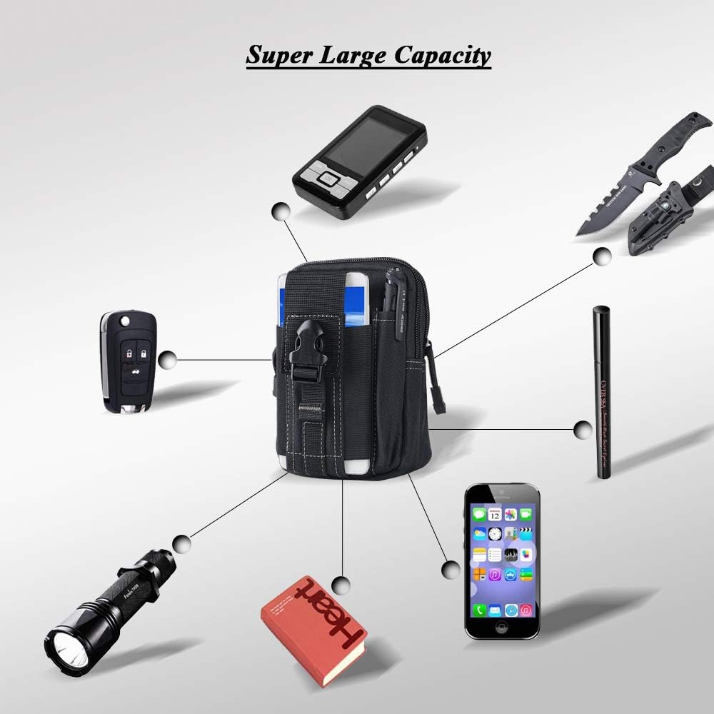 Tactical Molle Belt Pouch Mili - Outdoor Adventures ulasan dan harga