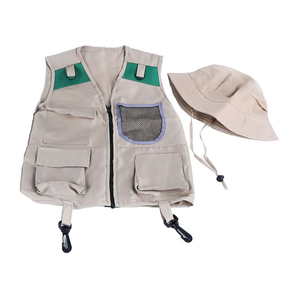 Multicolor Explorer Hat Vest D - Outdoor Adventure Kit For Kids ulasan dan harga