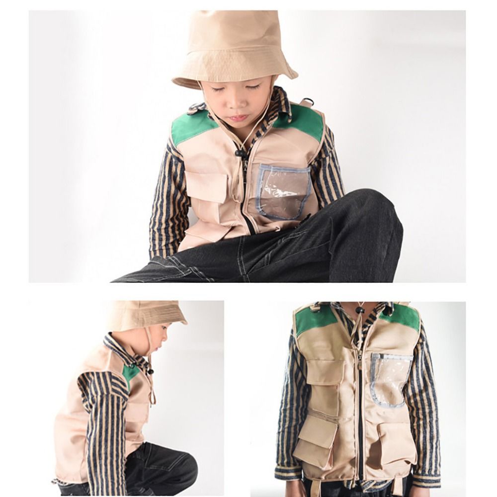 Multicolor Explorer Hat Vest D - Outdoor Adventure Kit For Kids ulasan dan harga