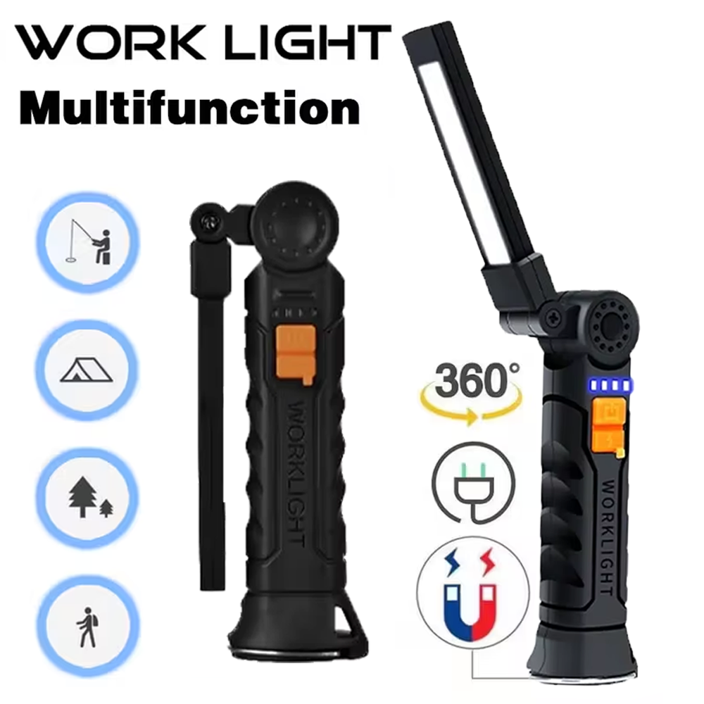 Portable COB LED Flashlight US - Outdoor Adventures ulasan dan harga