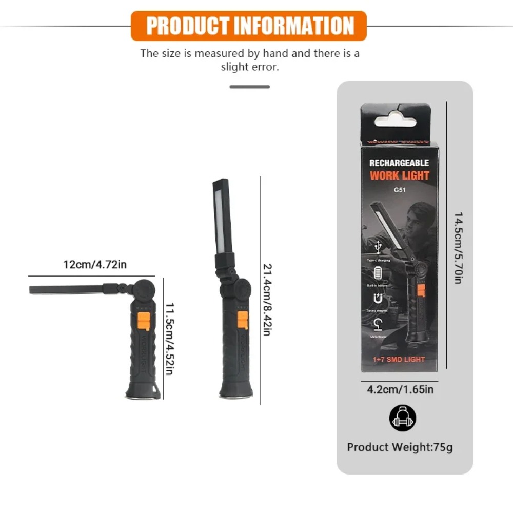 Portable COB LED Flashlight US - Outdoor Adventures ulasan dan harga