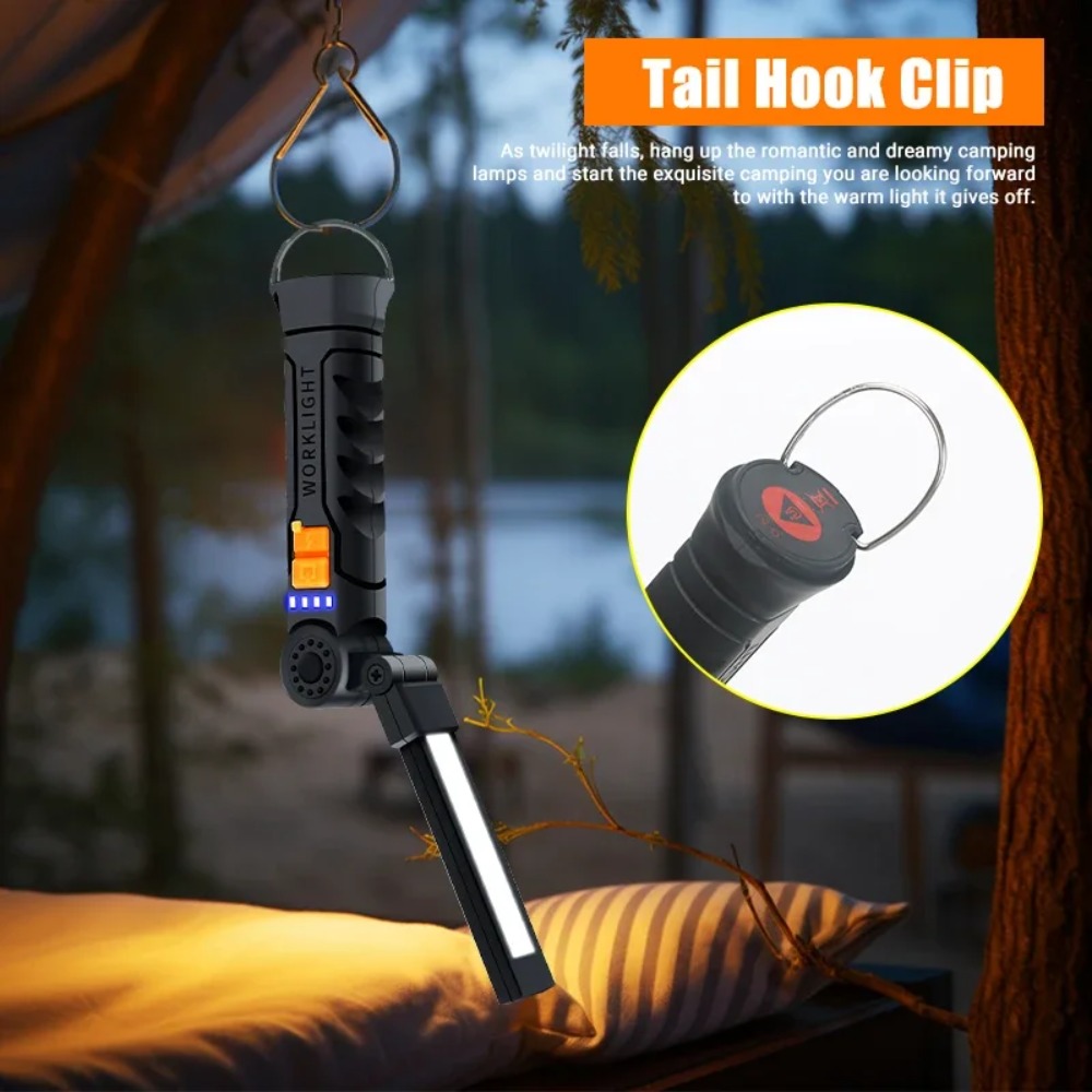 Portable COB LED Flashlight US - Outdoor Adventures ulasan dan harga