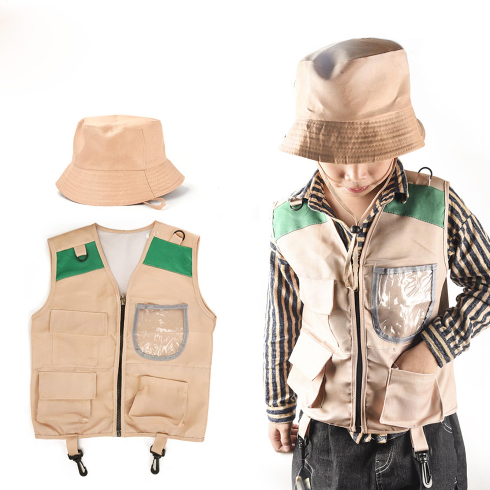 Kids Explorer hat and vest Cos - Outdoor Adventure Kit For Kids ulasan dan harga