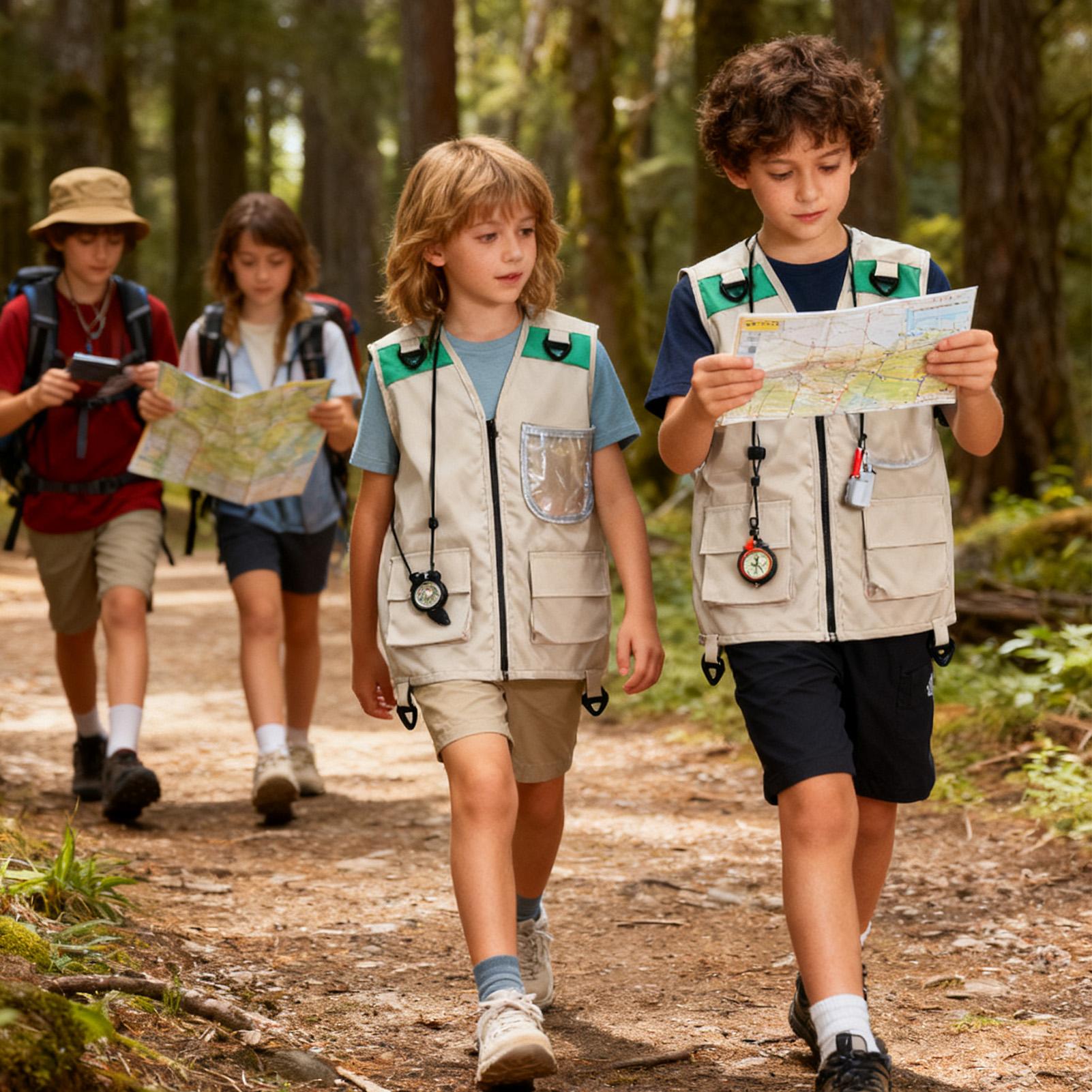 Kids Explorer Vest Costume Saf - Outdoor Adventure Kit For Kids ulasan dan harga