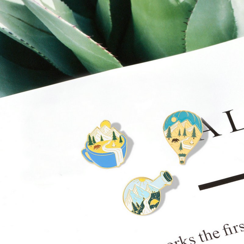 Camping Adventure Enamel Pins  - Outdoor Adventure For Kids ulasan dan harga
