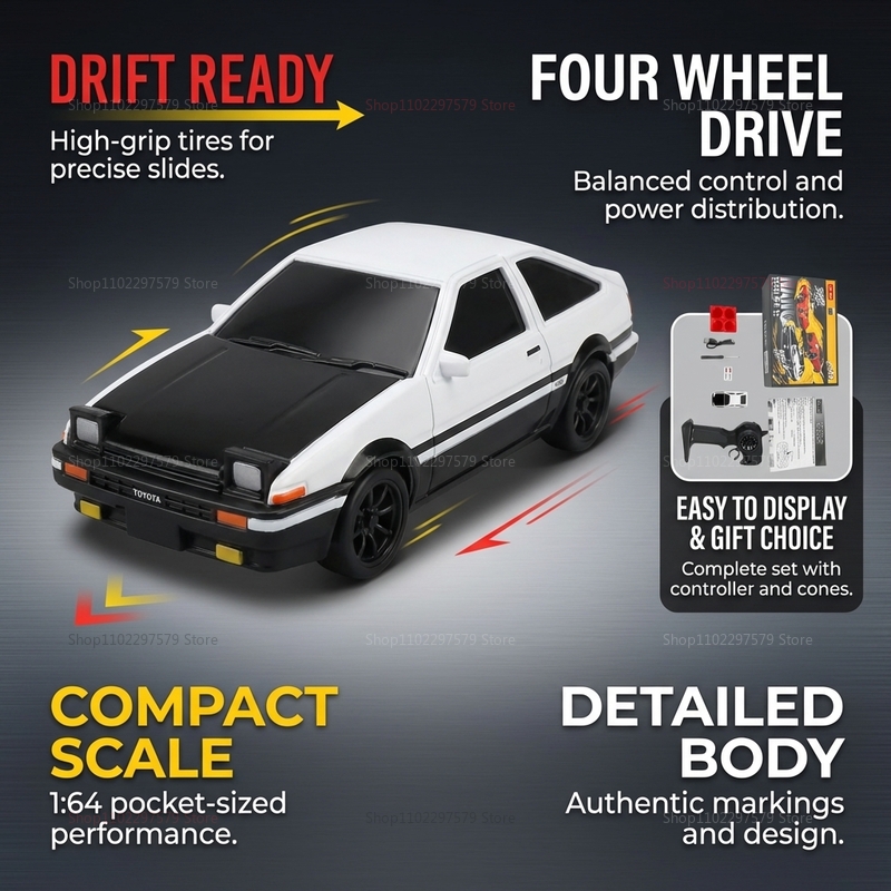 2026 RC Drift Cars 1/64 Scale  - Outdoor Adventure Group ulasan dan harga