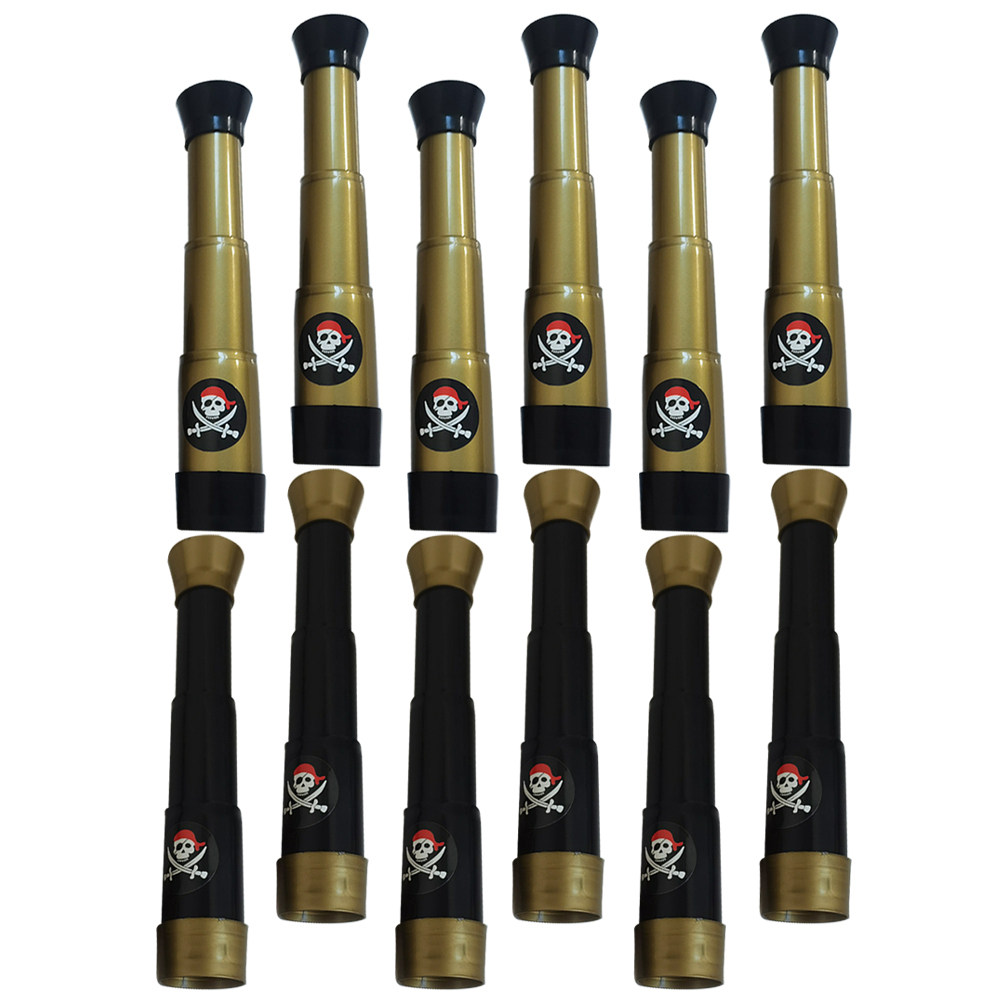 12Pcs Kids Pirate Telescope Se - Outdoor Adventure Kit For Kids ulasan dan harga