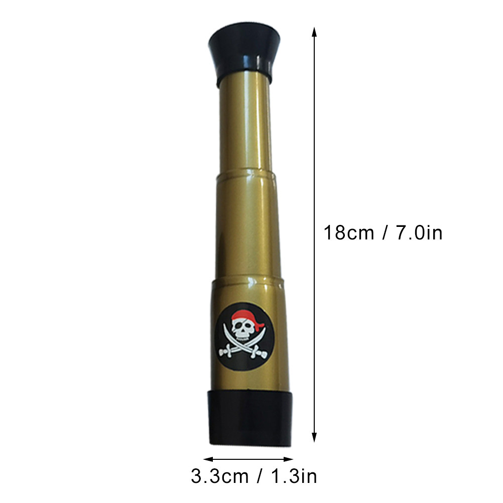 12Pcs Kids Pirate Telescope Se - Outdoor Adventure Kit For Kids ulasan dan harga