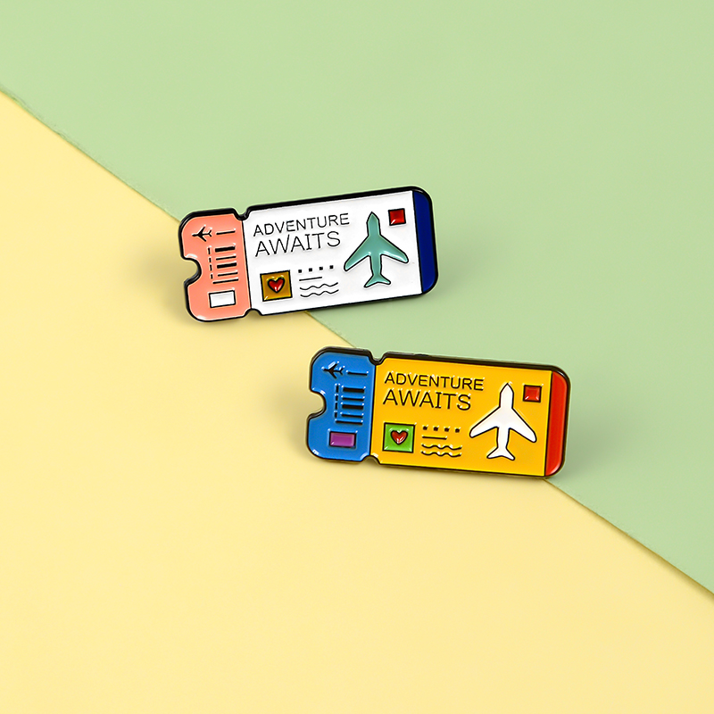 Adventure Awaits Enamel Pin Ai - Outdoor Adventure Wear ulasan dan harga