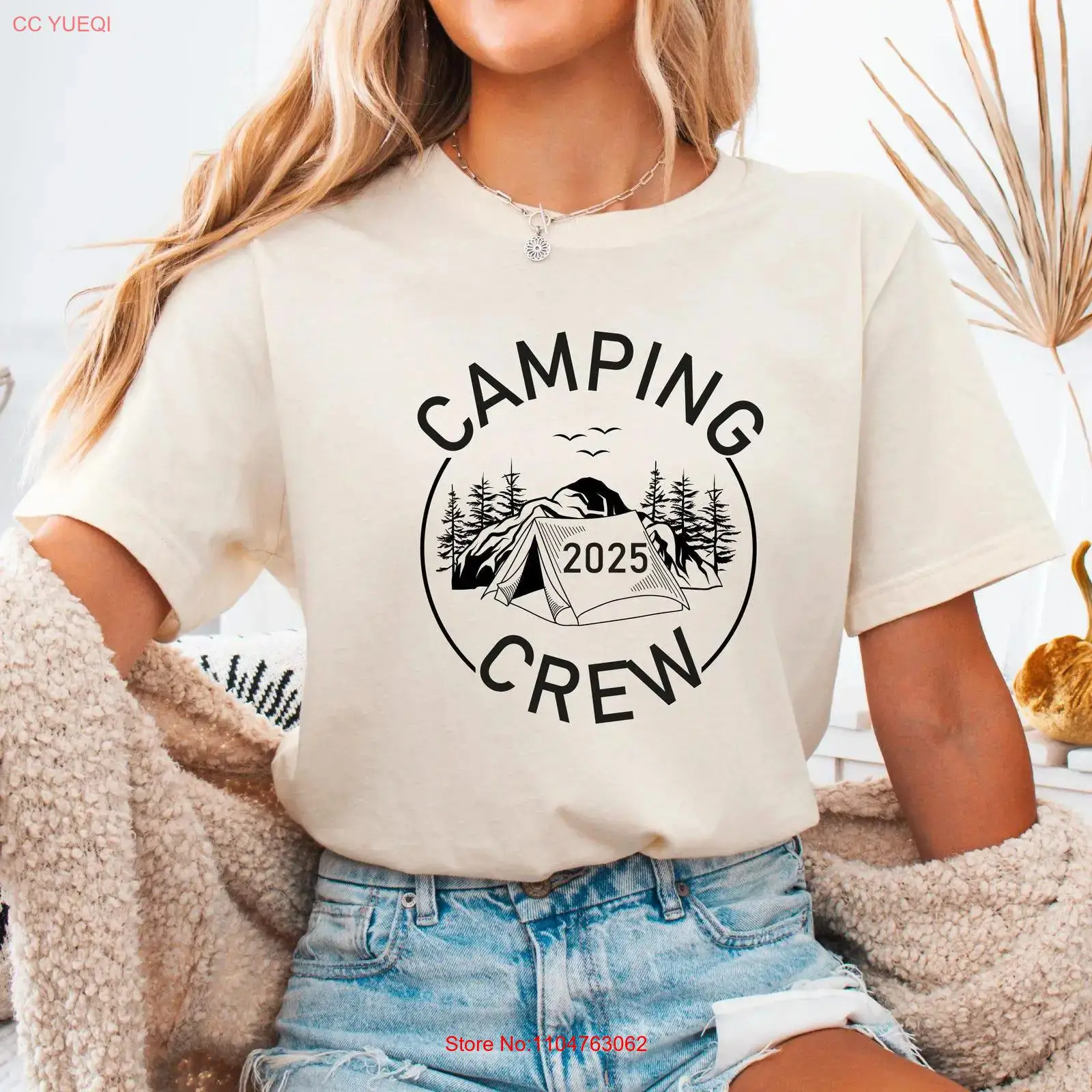 Camping Crew 2025 T Shirt For  - Outdoor Adventure Group ulasan dan harga