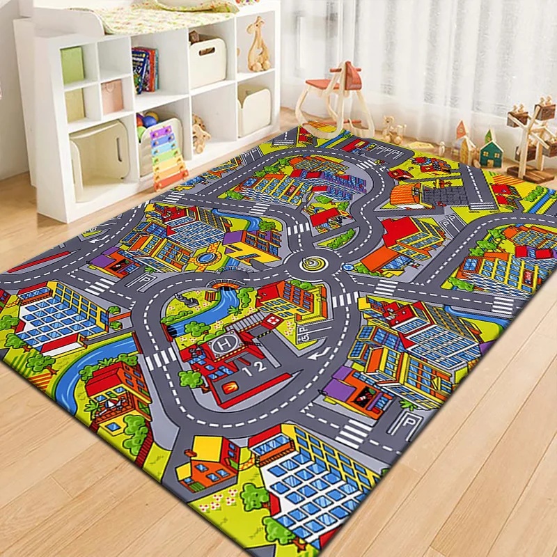 Colorful Kids City Map Play Ma - Outdoor Adventure For Kids ulasan dan harga