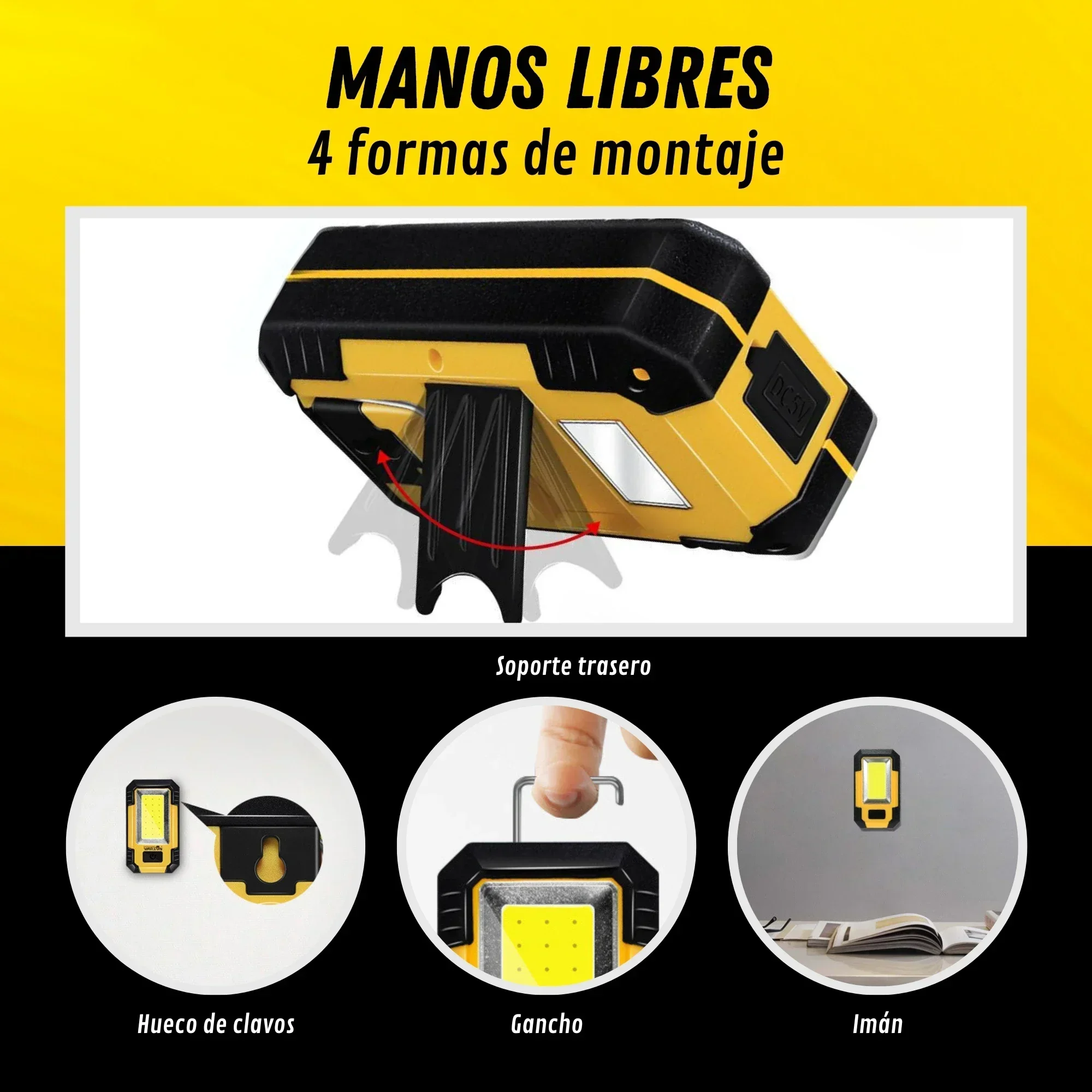 Rechargeable 4000MaH Work Ligh - Outdoor Adventures ulasan dan harga
