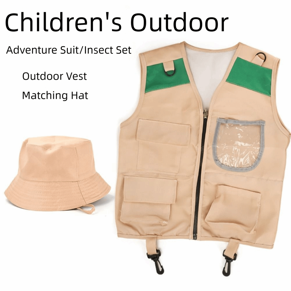 Multicolor Explorer Hat Vest C - Outdoor Adventure Kit For Kids ulasan dan harga