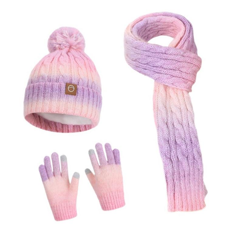 652F Toddler Hat Scarf Gloves  - Outdoor Adventure For Toddlers ulasan dan harga