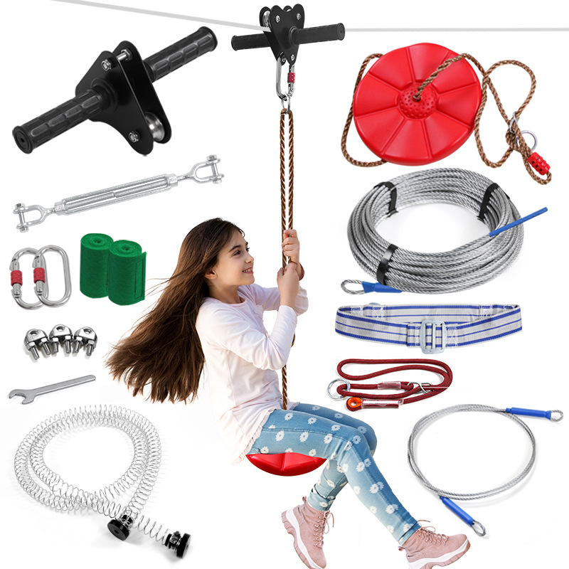 Kids Zipline Kit with Disc Swi - Outdoor Adventure Ziplines & Waterfall Puerto Vallarta ulasan dan harga