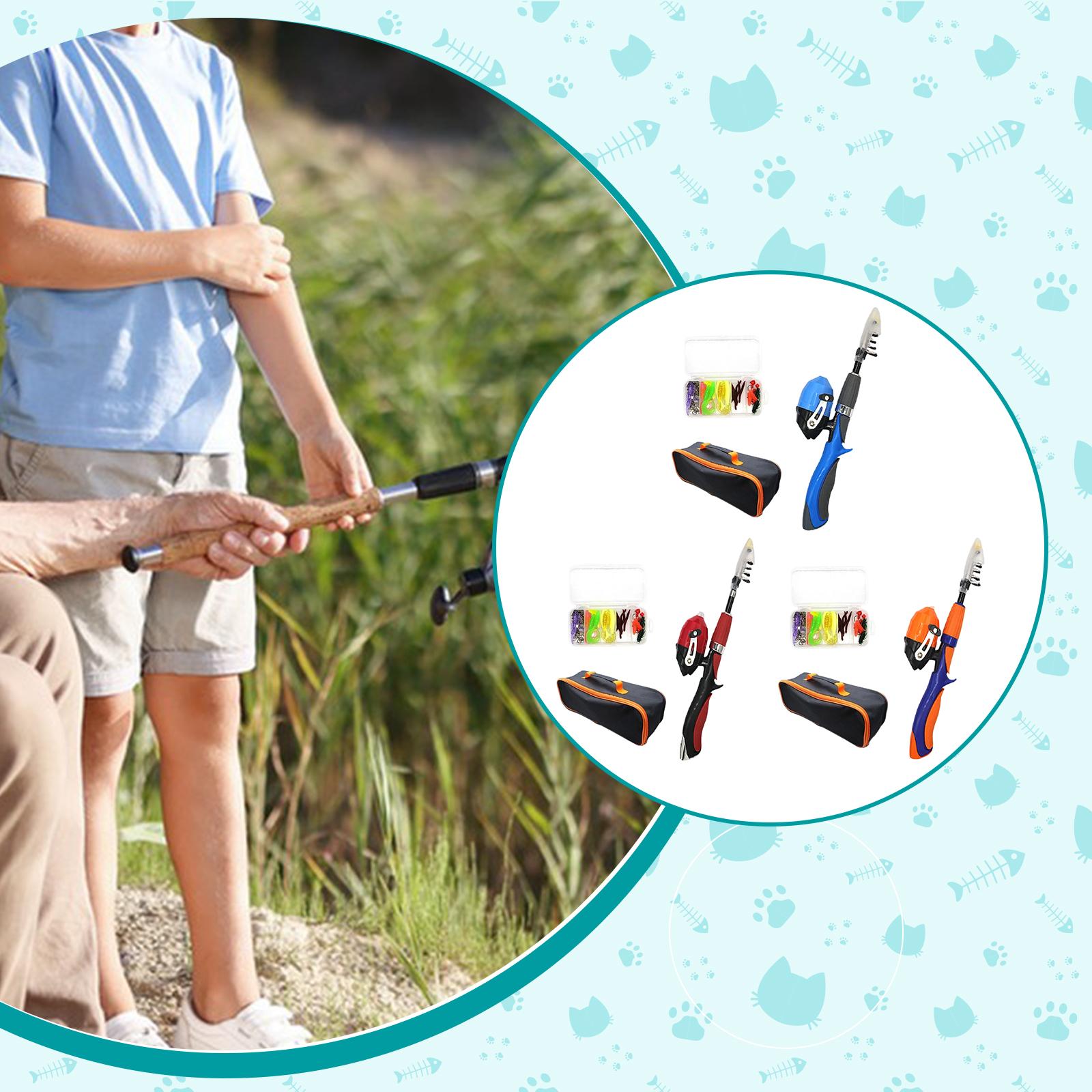 Mini Kids Fishing Rod Kit Port - Outdoor Adventure Kit For Kids ulasan dan harga