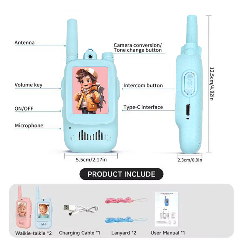 2pcs Kids Video Walkie Talkie  - Outdoor Adventure For Kids ulasan dan harga