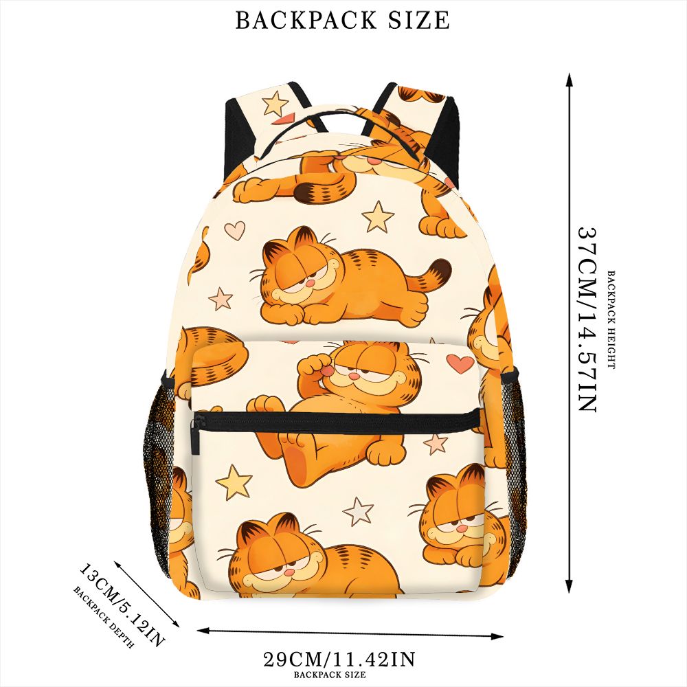 Funny Lazy Garfield Backpack S - Outdoor Adventures ulasan dan harga