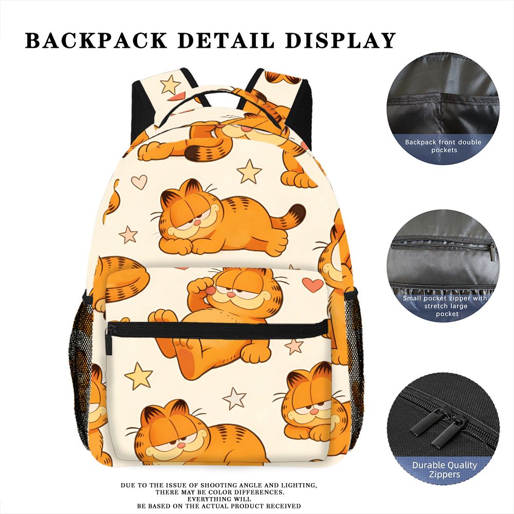 Funny Lazy Garfield Backpack S - Outdoor Adventures ulasan dan harga