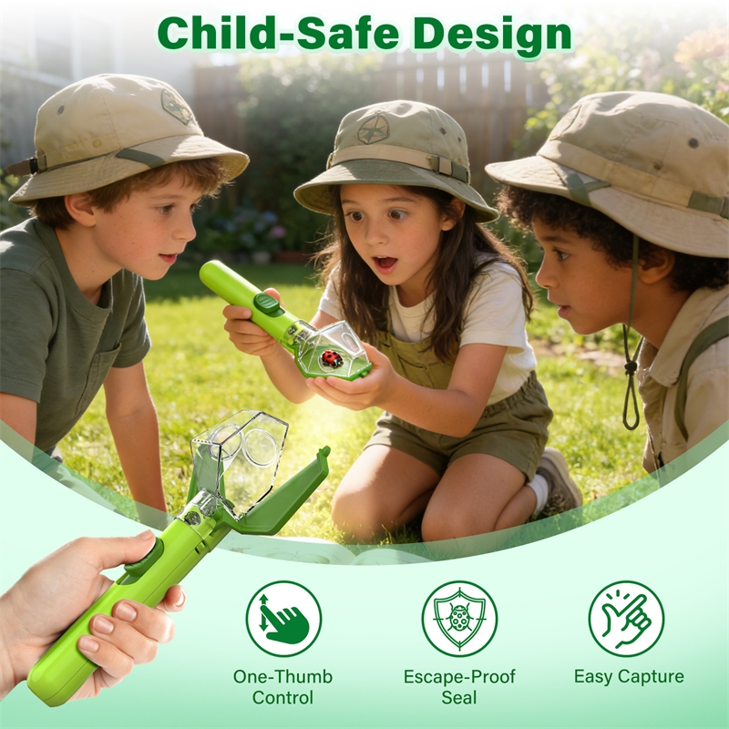 Kids Bug Catcher With 6X Magni - Outdoor Adventure Kit For Kids ulasan dan harga